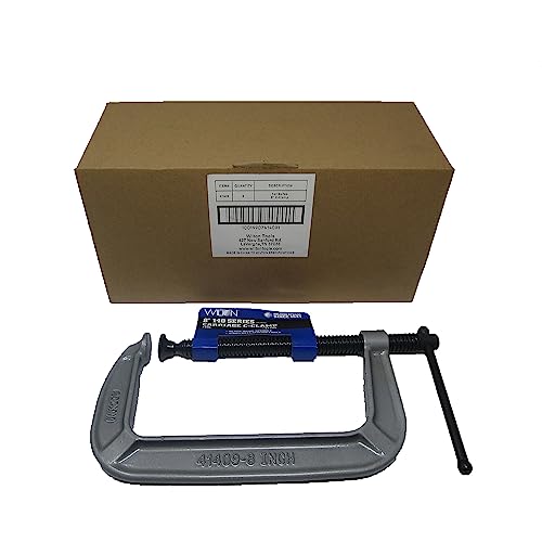 Wilton C-Clamp, 8" Opening Capacity, 4" Throat, 1700 Lbs. Clamping Force (Model 148C) - size: 8 in. x 4 in., style: Pack Of 1