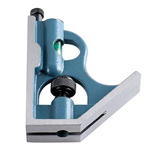 Accusize Industrial Tools Combination Square Set, 6" 4R, 0000-8100 - size: 6" 4R
