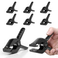 EMART 6 Pack Heavy Duty Spring Clamps 4.5 inch Plastic Backdrop Clips Black - color: Black, size: 4.5 inch