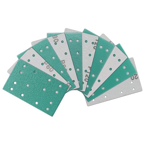 3x5 Sanding Sheets 80x133mm Sandpaper for RTS 400, 60-220 Grit, 50 Pcs