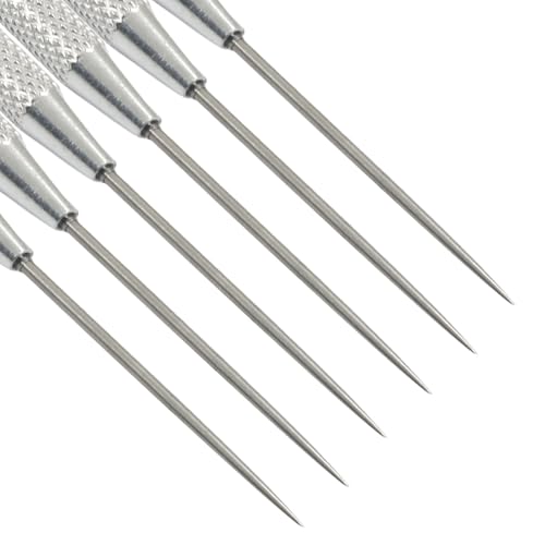 Aoserge Pottery Needle Tool, 12 PCS, Stainless Steel Clay Sculpting