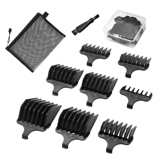 40mm T-Blade Guide Comb Set, 8 Pack, 1/16-1/2 Inch