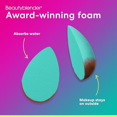 Beautyblender® | Chill Blender Makeup Sponge | Blend Liquid Foundations, Powders and Creams | Streak Free Application | Vegan, Cruelty Free | Made in USA - color: Chill, size: 1 Count (Pack of 1)