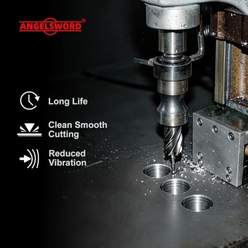 ANGELSWORD M2 HSS Annular Cutter,Diameter 1" x Depth 2",Mag Drill Bit - size: J. 1" Diameter, style: HSS 2" Cut Depth