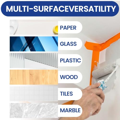 Adhes Orange Masking Tape Painter Tape Dispenser 25mm x 50m