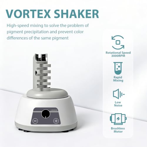 MVM-Pro Hands-Free Vortex Paint Shaker, 3000RPM - color: White