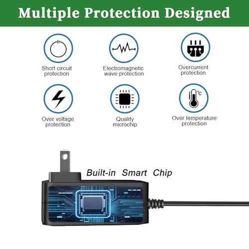 21V Lithium Battery Charger, for 20V 21V Power Tools - Compatible with Leaf Blower, Mini Chainsaw, Hand Drills, Electric Wrenches, Screwdrivers - Fast Charging & Overload Protection.