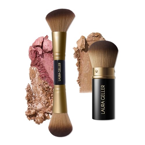 LAURA GELLER Makeup Brushes - 06 Face It All 2pc With Kabuki Brush - style: 08 Face It All 2pc