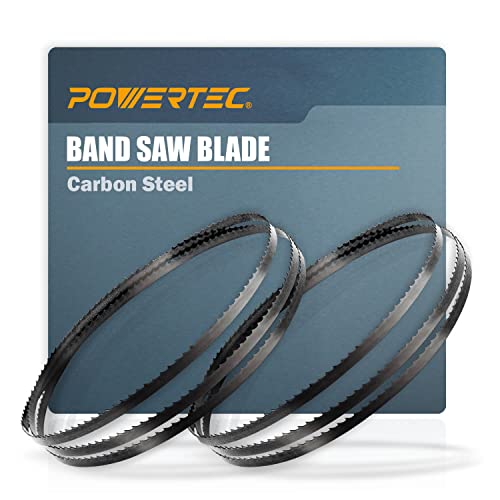 POWERTEC 93-1/2 Inch Bandsaw Blades, 3/8" x 18 TPI Band Saw Blades for Delta, Grizzly, Rikon, Sears Craftsman, Jet, Shop Fox and Rockwell 14" Band Saw for Woodworking, 2 Pack (13119-P2) - style: 93-1/2 inch x 3/8" x 18 TPI (2PCs)