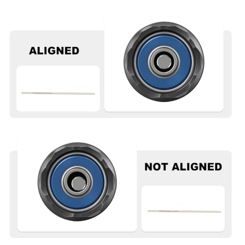 BTEVGO Bore Alignment Rod for 9MM, 5.56, 7.62, .45, 6.5, 6.8, .338 Protective Case | Verify Alignment to Muzzle, Prevent Baffle Strikes - size: 6.5