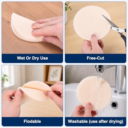 10Pcs 6 Inch Hook and Loop Sponge Sanding Disc, 800-1000 Grit - size: 6 Inch 800-1000 Grit