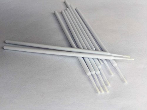 Disposable Micro Applicator Brushes Dental Brush for Oral/Eyelash Extensions Makeup 400pcs (White) - color: White