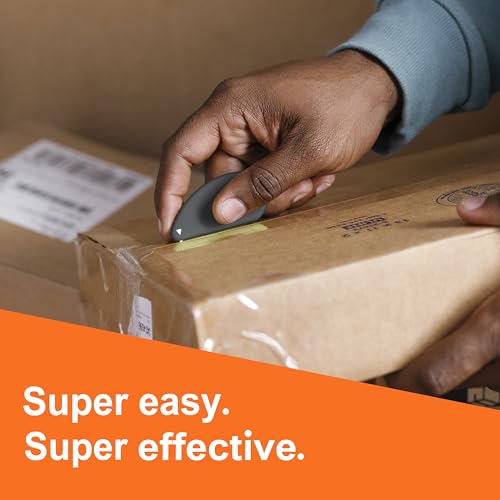 Slice Micro Safety Cutter | Safe Ceramic Box Cutter Lasting 11x Longer than Metal | Keychain Box Opener | 1 Pack | Millennial Gray - color: Millennial Gray, size: 1 Pack