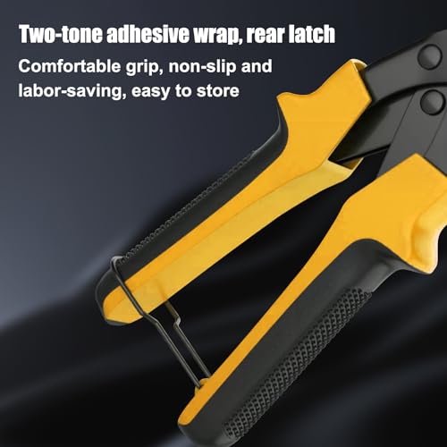 Leather Hole Puncher, Diyife Full Set Punch Tool Kits for Belts, Leather - color: Yellow