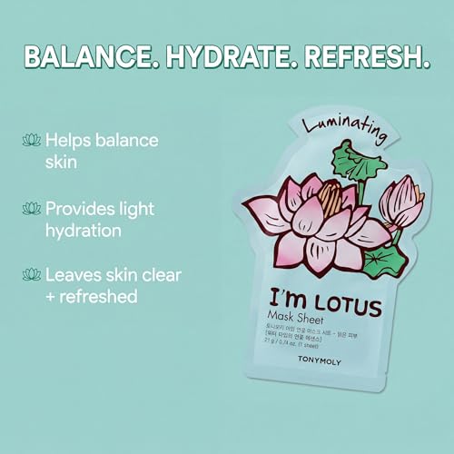 TONYMOLY I'm Face Sheet Masks - Hydrating & Soothing Korean Skincare - color: Best Sellers, 5 Pack