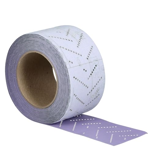 3M Cubitron II Hookit Clean Sanding Sheet Roll 34469, 320+ Grade, 115 mm x 12 m, 1 Roll, Long-Lasting, Sharp Cut,Clean Sanding Abrasive Sheet for Automotive Sanding - size: 115 mm x 12 m