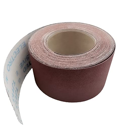 400 Grit Sandpaper Roll, 3 Inch x 49 Feet Emery Cloth Roll Aluminum Oxide Abrasive Paper Roll Continuous Sandpaper for Metalworking, Woodworker, Furniture Repair, Sanding Automotive Plumbing - size: 400 Grit