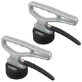 ULIBERMAGNET Heavy Duty Strong Magnetic Pickup Tool,2 Pack Magnetic Lifting with Quick Release,Portable Material Collector with Ergonomic Handle for Iron Plate,Tool Steel,Laser Cutting - size: 2PACK Magnetic Pickup Tool for Heavy Duty Plate
