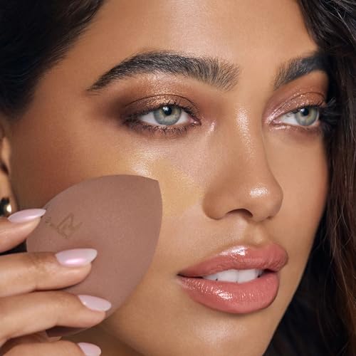 Real Techniques New Nudes Bare Finish Sponge Duo, Makeup Sponges - style: Blending Brush, 1 Count