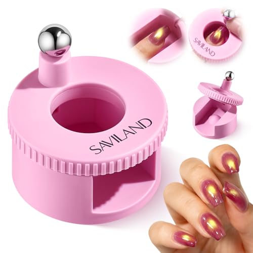 SAVILAND Automatic Cat Eye Magnet for Cat Eye Gel Nail Polish Pink - color: 1-Cat Eye