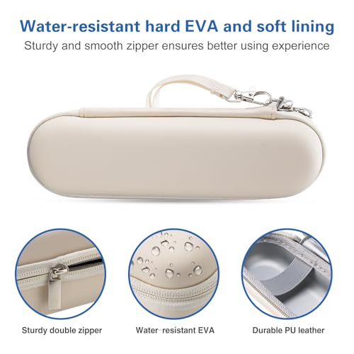 ProCase Toothbrush Travel Case for Oral-B & Sonicare -Beige - color: Beige