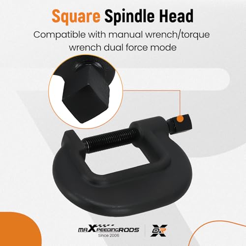 maXpeedingrods C-Clamp, 3-7/16" Opening Capacity, 2-1/2" Throat - style: 3-7/16"