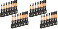 toolant Impact Hex Head Allen Wrench Drill Bit Set 20pcs (Metric&SAE), 1/4” Hex-Shank S2 Steel Hex Bits Set, CNC Machined Tips with Magnetism, 2” Long with Storage Box (Pack of 2) - size: 20pcs(Metric&SAE) (Pack of 2)