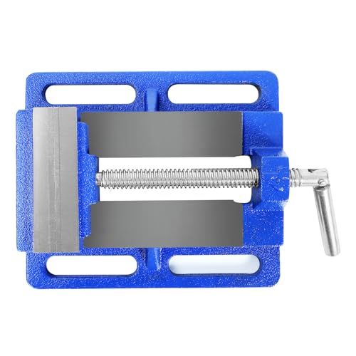 Forward Q194A 4 Inch Drill Press Vise Portable Bench Vise with Slotted Base - size: 4 Inch