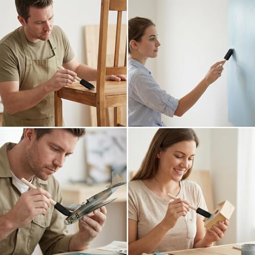 Foam Brush 25pcs with High Density Foam (1/2", 1", 2", 3") - size: 1/2"-3" assorted 25pcs