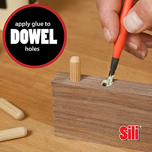 Sili Sticks Silicone Glue Brush Applicator Set for Woodworking