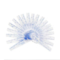 Plastic Feeler Gauge 0.05mm to 2mm Metric Gap Measuring Tool 19 Leaf - size: 0.05mm-2mm 19 Leafs