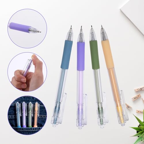 8Pcs Retractable Craft Knife Pen Set,Art Craft Cutting Tools Kit,Paper Cutter for DIY Projects Art Scrapbooking Detail Hobby Blade for Stickers(4 colors)