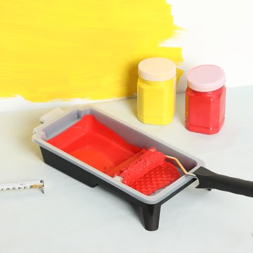 Bates- Paint Tray Liner, 4 Inches, Paint Tray with 10x Paint Pan Liners - size: 4 inch, 11 pcs