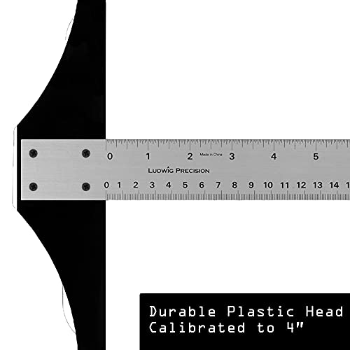 Ludwig Precision Heavy-Duty Aluminum T-Square for Art, Framing & Drafting, 48-inch (10 Pack) - size: 48-inch (10 Pack), style: Heavy-Duty