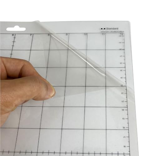 ReArt Cutting Mat for Silhouette Cameo - 12" x 24" 4 Pack 12"x12" 4 Pack Adhesive Cut Mat Replacement Set Matts Vinyl Craft - color: Standard 8 Packs