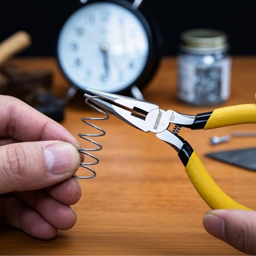 BOOSDEN 5 Inch Small Needle Nose Pliers Set, 5 Pack Jewelry Pliers - size: 5''-5 pack