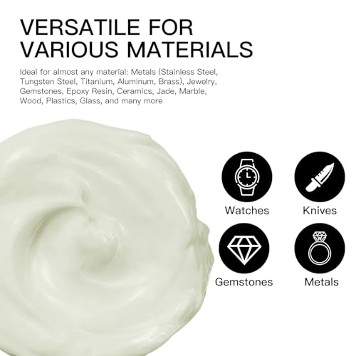 Diamond Paste Polishing Compound, 6,000 Grit, 50 G, Light Scratch Removal - size: 6,000Grit, style: 1.78 oz (50g)