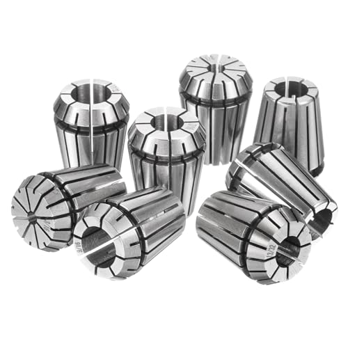 HARFINGTON 5pcs Spring Collet Chuck ER16 1/32" - 1/4" 65Mn Spring Steel Precision Router Collets for CNC Engraving Milling Lathe Tool - size: ER16 1/32" - 1/4"