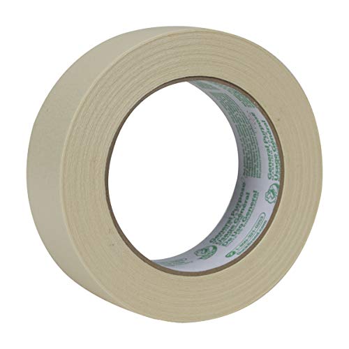 Duck Brand 394697 General Purpose Masking Tape, 1.41-Inch by 60-Yard, Single Roll, Beige - size: 1 Roll, 1.41" Width