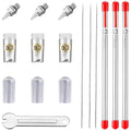 HUBEST 0.3mm Airbrush Needle Nozzle Kit, 3 Sets for Iwata Master & More - size: 0.3MM