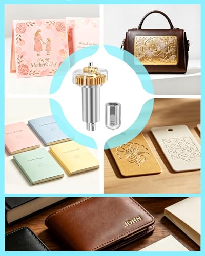 UCEC Fine Debossing Tip+Drive Housing 21 Compatible with Cricut Maker 4/3/1 - color: Drive & Debossing