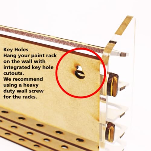 LITKO Paint Rack Storage Organizer | 48 Holes | 18mL Dropper Bottles - size: 48 Holes