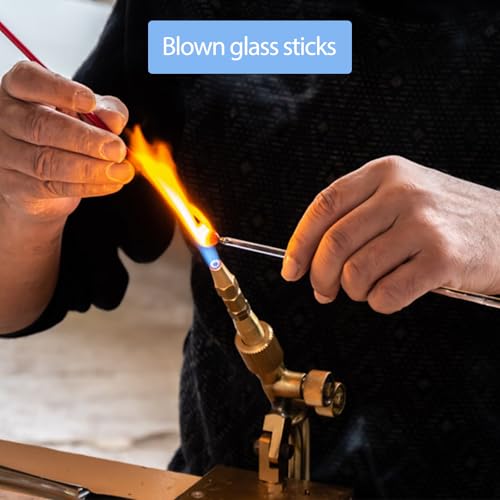 15 Pack Thick Glass Stir Sticks, 8mm x 6 Inch, Pigment Mixing Rods - size: 6 inch 8 mm