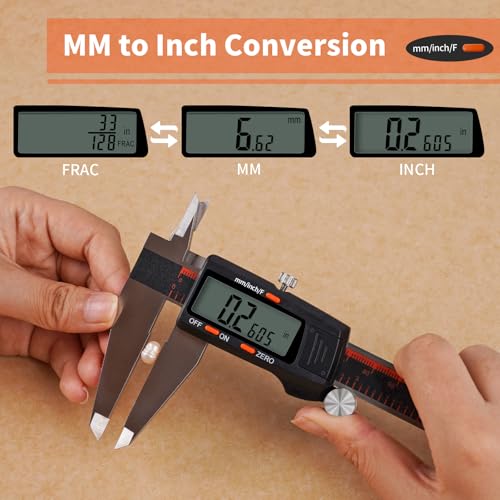 HARDELL Digital Caliper 12 Inch, Large LCD Screen Caliper Measuring Tool (Pack of 2) - size: 12 Inch (Pack of 2)