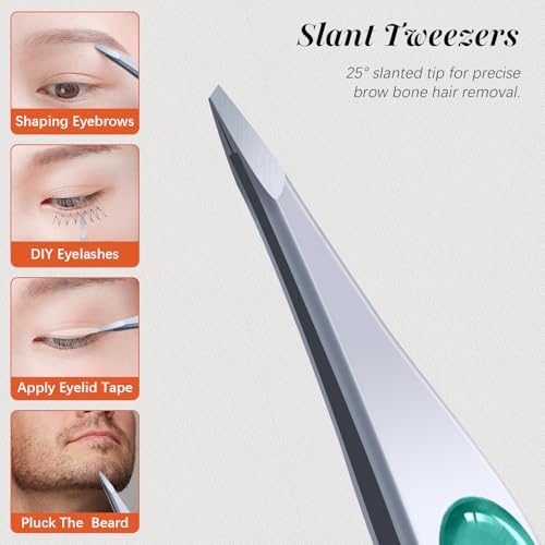 Ultra-Precision High End Tweezers | Professional Plucker for Brows