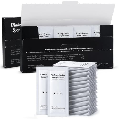 DUcare Makeup Brush Cleaner, Beauty Sponge Cleansing Solution 13.6 Fl Oz - color: I-Cleanser-400ml
