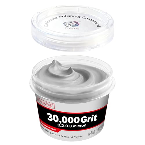 Diamond Paste Polishing Compound, 30,000 Grit, 50 G/1.76 Oz, Mirror Finish - size: 30,000Grit, style: 1.78 oz (50g)