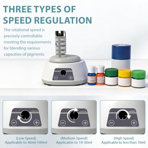 MVM-Pro Hands-Free Vortex Paint Shaker, 3000RPM - color: White