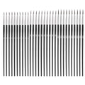 MECCANIXITY 30Pcs Fine Pointed Miniature Paint Brushes(Black #0/#00/#000) - color: Black, size: #0/#00/#000