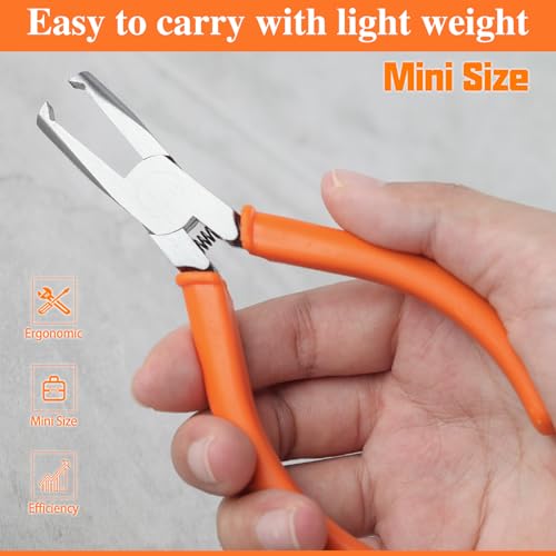 SPEEDWOX 5" Transverse End Cutter With Flush Jaw 7mm SMT/SMD Chip Side Cutting Pliers Front Angle Model Nipper Plastic Model Tools for Quick Removal of PCB Surface Mount Components - style: 7mm